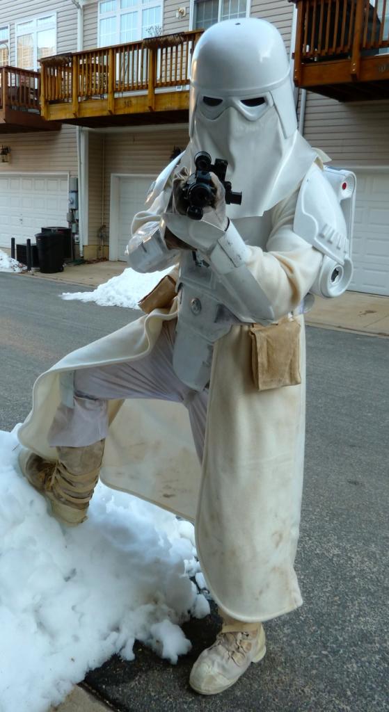 Snowtrooper in the snow